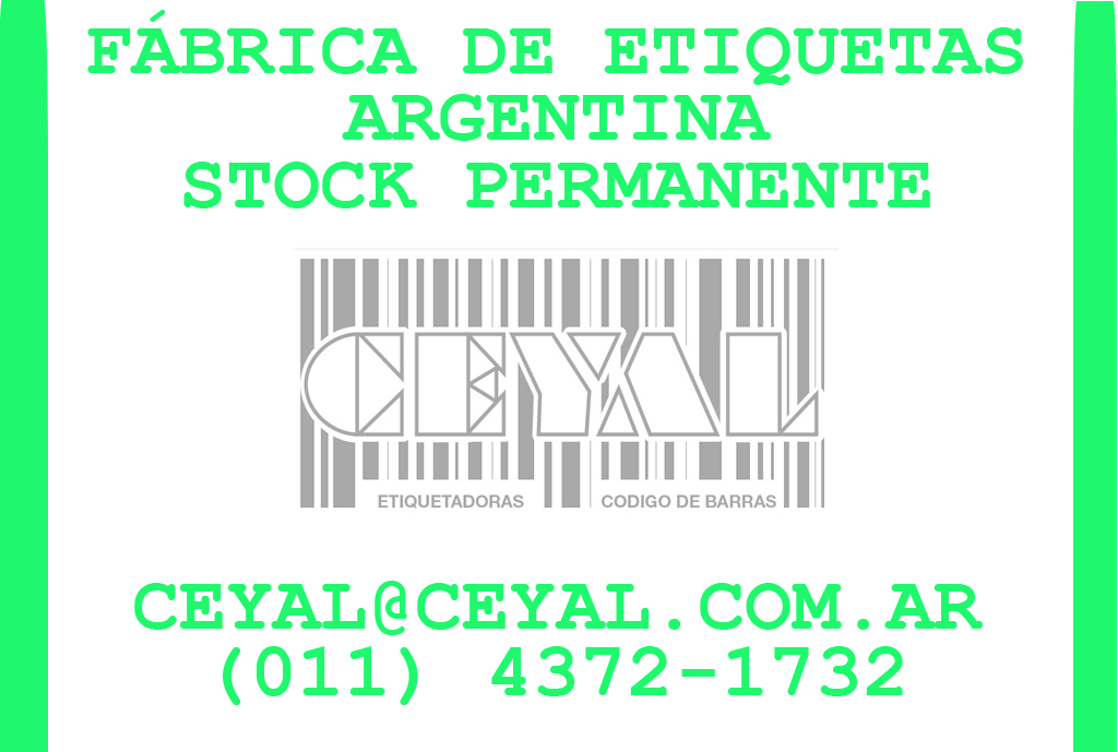 Impresion Etiquetas Ropa TIVEK Avellaneda ceyal@ceyal.com.ar