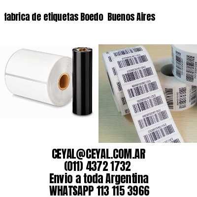 fabrica de etiquetas Boedo  Buenos Aires
