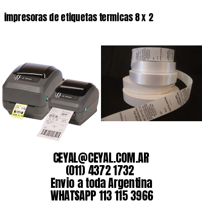 impresoras de etiquetas termicas 8 x 2