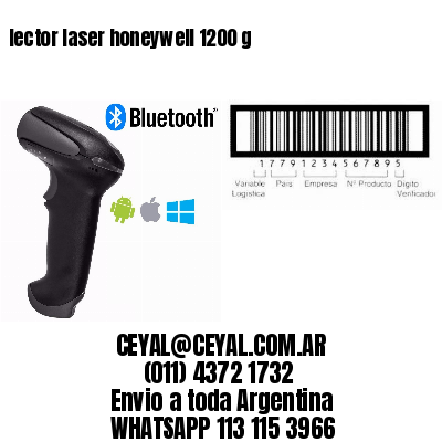 lector laser honeywell 1200 g