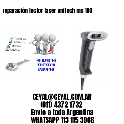 reparación lector laser unitech ms 180