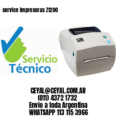 service impresoras Zt200