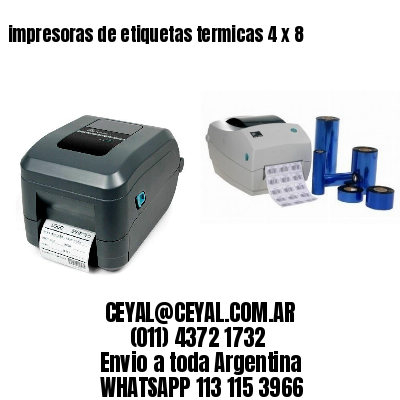 impresoras de etiquetas termicas 4 x 8