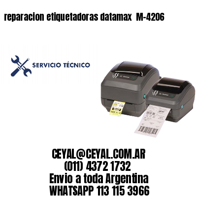reparacion etiquetadoras datamax  M-4206