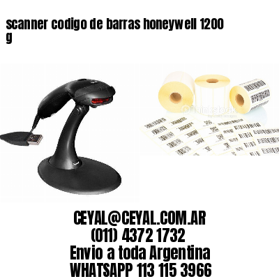scanner codigo de barras honeywell 1200 g