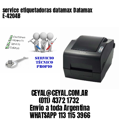 service etiquetadoras datamax Datamax E-4204B