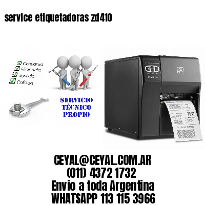 service etiquetadoras zd410