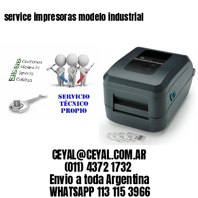 service impresoras modelo industrial