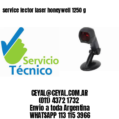 service lector laser honeywell 1250 g