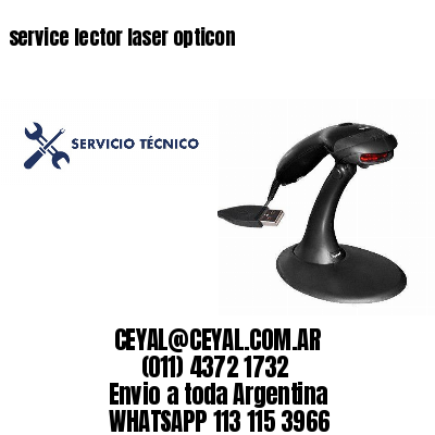 service lector laser opticon