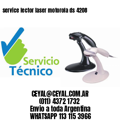 service lector laser motorola ds 4208