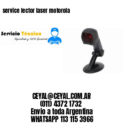 service lector laser motorola