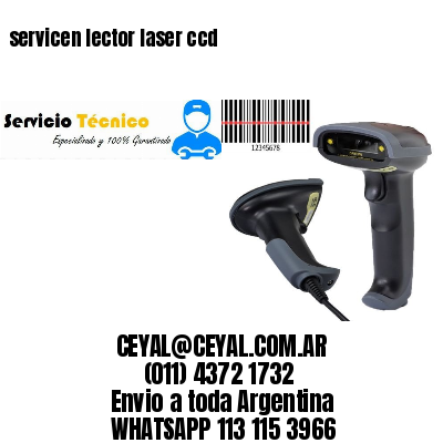 servicen lector laser ccd