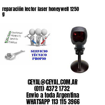 reparación lector laser honeywell 1250 g