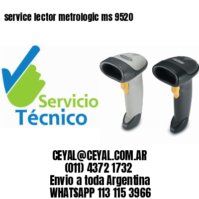 service lector metrologic ms 9520