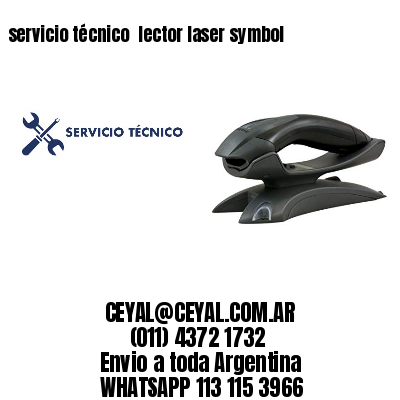 servicio técnico  lector laser symbol