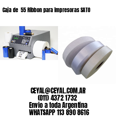 Caja de  55 Ribbon para impresoras SATO