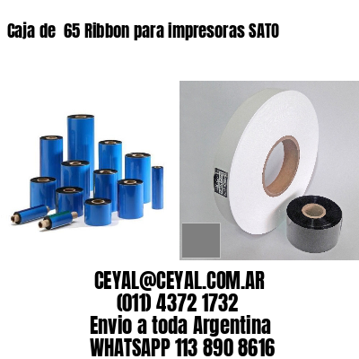 Caja de  65 Ribbon para impresoras SATO