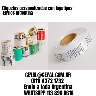 Etiquetas personalizadas con logotipos -Envios Argentina