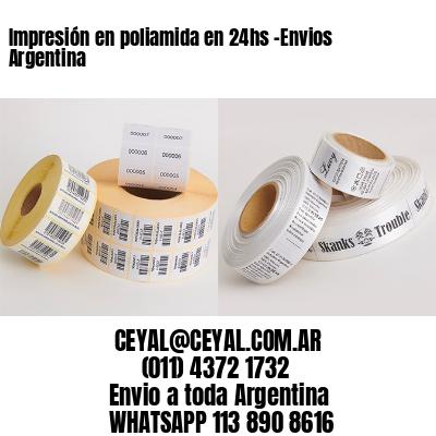 Impresión en poliamida en 24hs -Envios Argentina