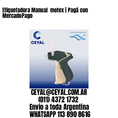 Etiquetadora Manual  motex | Pagá con MercadoPago