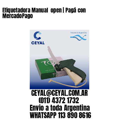 Etiquetadora Manual  open | Pagá con MercadoPago