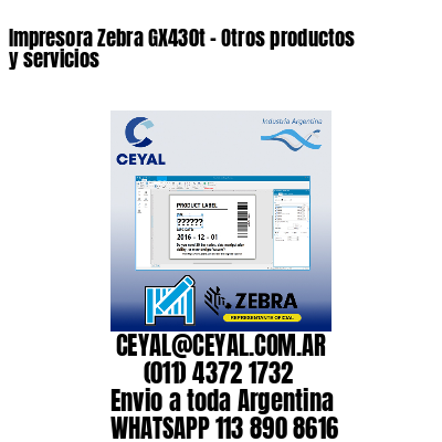 Impresora Zebra GX430t - Otros productos y servicios