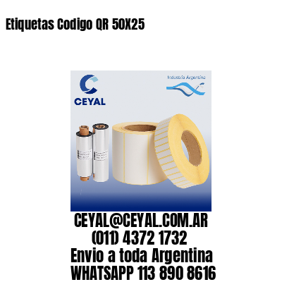 Etiquetas Codigo QR 50X25