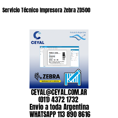 Servicio Técnico Impresora Zebra ZD500