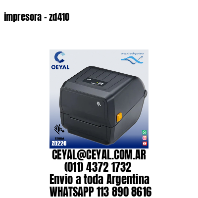 impresora - zd410