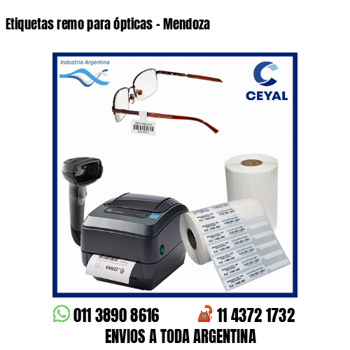 Etiquetas remo para ópticas - Mendoza