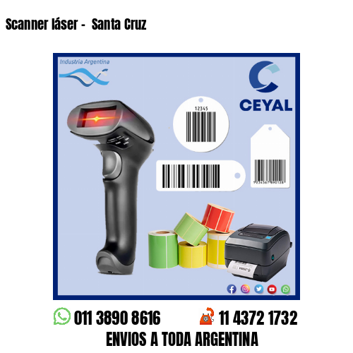 Scanner láser –  Santa Cruz