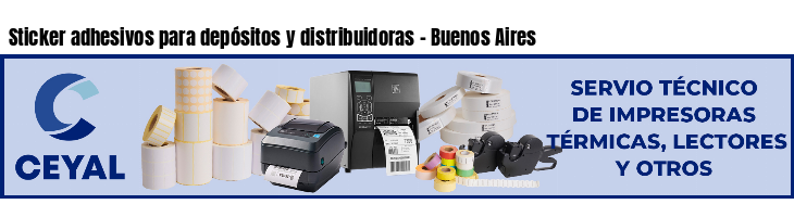 Sticker adhesivos para depósitos y distribuidoras - Buenos Aires