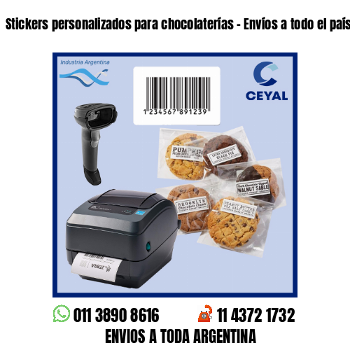 Stickers personalizados para chocolaterías - Envíos a todo el país!