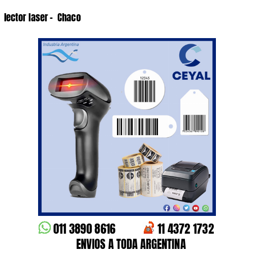 lector laser –  Chaco