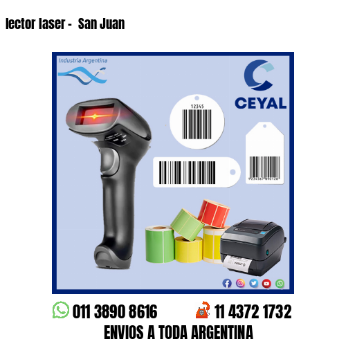 lector laser –  San Juan