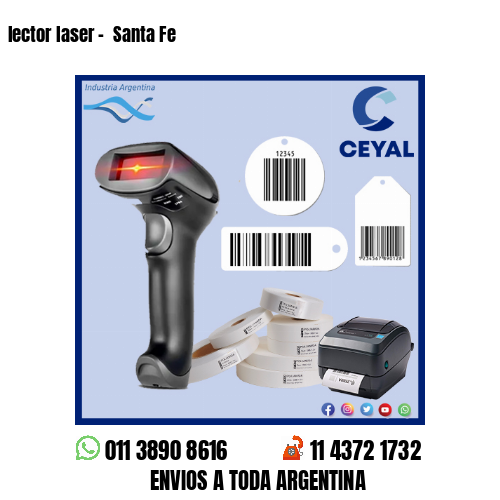 lector laser –  Santa Fe