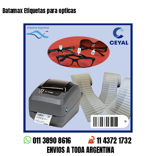 Datamax Etiquetas para opticas