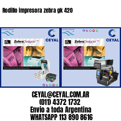 Rodillo impresora zebra gk 420