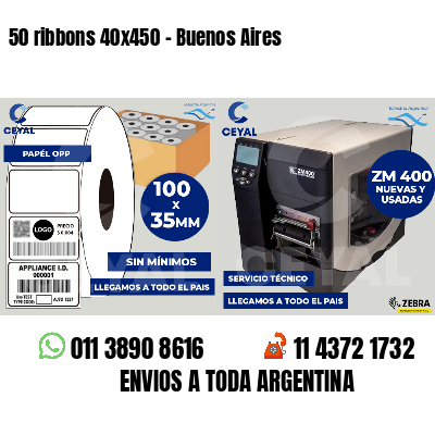 50 ribbons 40x450 - Buenos Aires