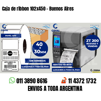 Caja de ribbon 102x450 - Buenos Aires