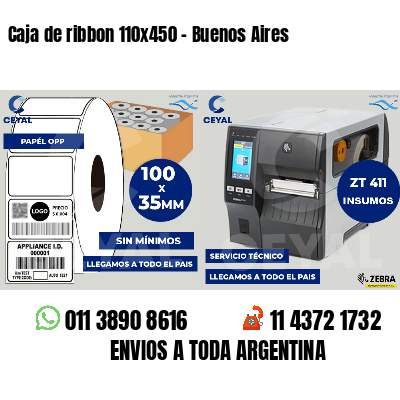 Caja de ribbon 110x450 - Buenos Aires