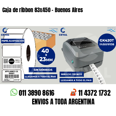 Caja de ribbon 83x450 - Buenos Aires