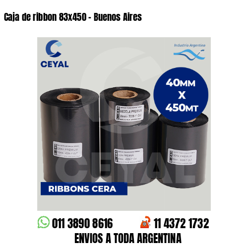 Caja de ribbon 83x450 - Buenos Aires