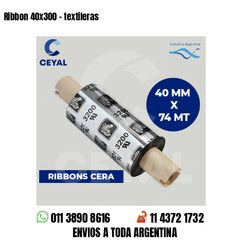 Ribbon 40x300 - textileras