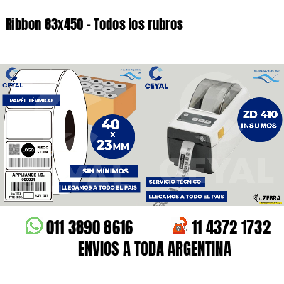 Ribbon 83x450 - Todos los rubros