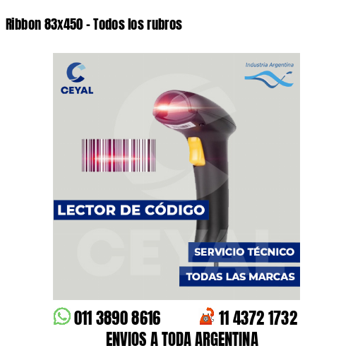 Ribbon 83x450 - Todos los rubros