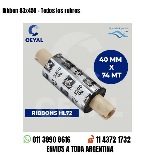 Ribbon 83x450 - Todos los rubros