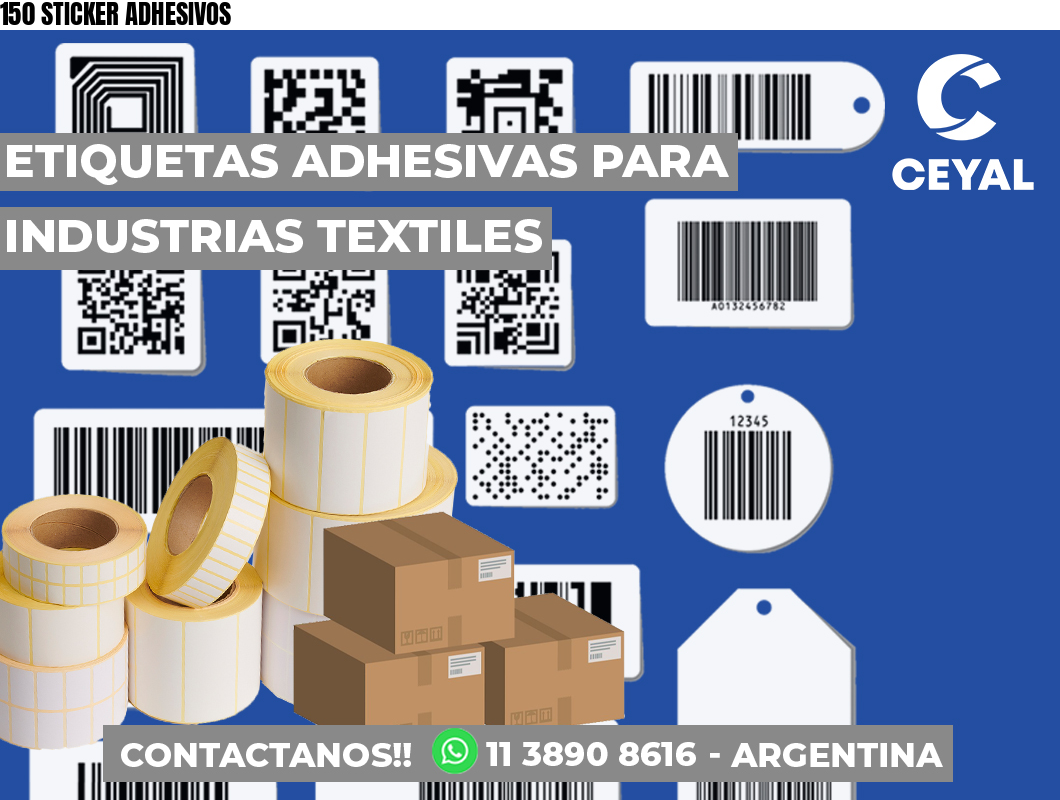 150 STICKER ADHESIVOS