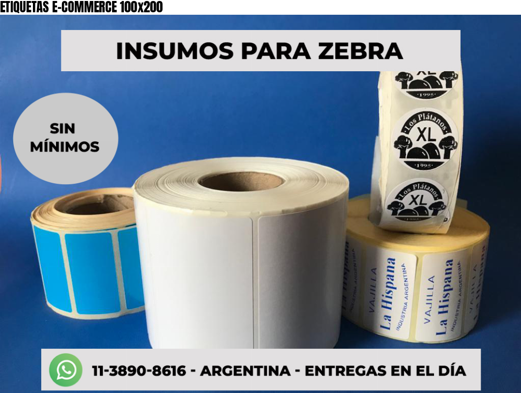 ETIQUETAS E-COMMERCE 100x200